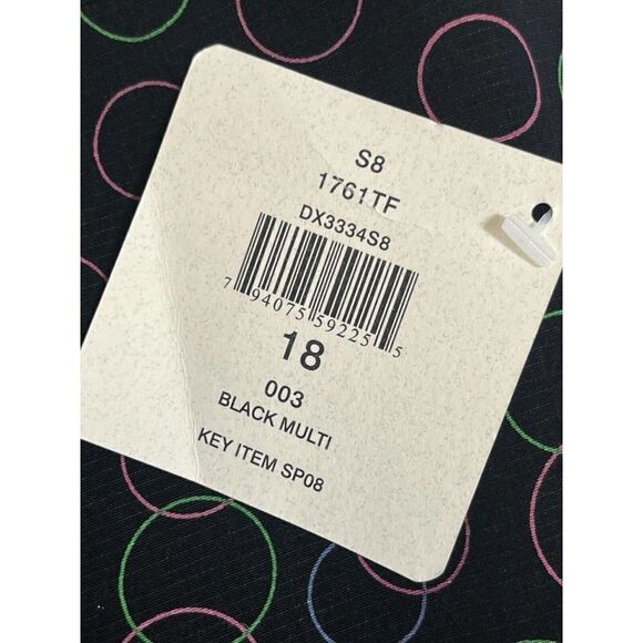 EP Pro Tech Golf Skort Size 18 Black Color Circle Side Zip Back Pocket - Picture 5 of 12